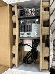 Behringer XENYX302 USB audio interface DAW mixer