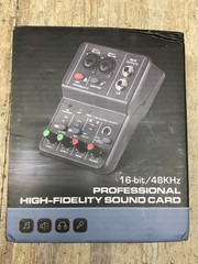 Professional High-Fidelity 16-Bit/48KHz Sound Card Audio Interface USB new