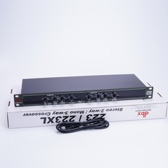 New DBX 223XL Stereo 2-Way/Mono 3-Way Crossover Rack Mountable Tested Working US