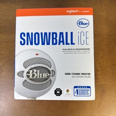 Logitech Blue Snowball Ice Plug-And-Play USB Microphone – Brand New Sealed
