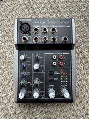 Behringer Xenyx 502S 5-channel Analog Streaming Mixer WORKS (no Power Cord)