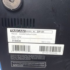 Tascam DP-01 Portastudio 8-Track Digital Recorder Multi-Track Cord PARTS