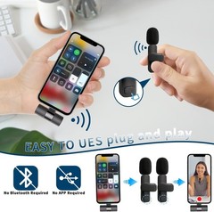 Omnidirectional Clip-On Microphone – Ideal for Vlogging and Live Streaming