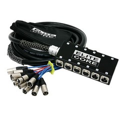 Elite Core PS8425 8×4 25′ ft XLR Mic Stage Studio Snake 8 Sends – 4 Returns