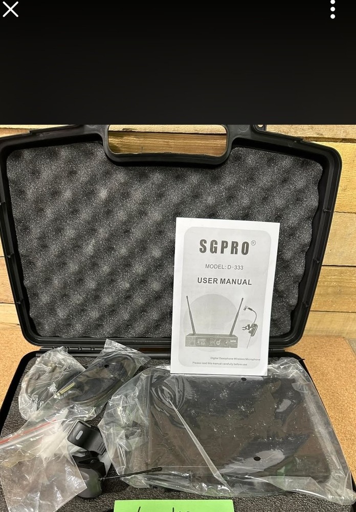 Saxophone Microphone Wireless Condenser Gooseneck D-333T | Standard Dual Set
