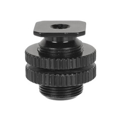 CAMVATE Hot Shoe to 5/8″-27 Microphone Adapter Mount Rig Aluminum Alloy Camera