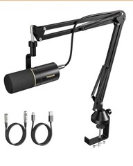 Tonor TD510 USB/XLR Dynamic Microphone for Podcasting, Recording, Streaming