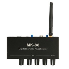 6.5mm Karaoke Mixer Aluminium Alloy Dual Microphone Input Portable Digital LXHR
