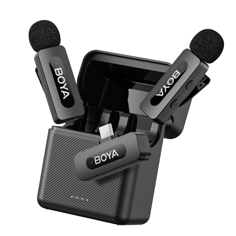 BOYA BY-V30 Wireless Lavalier Microphone,USB Type-C Mini Laple Mics for iPhon…