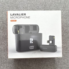 RYTHflo RY-LM01 Wireless Lavalier Mic Omni Condenser 120dB Black iOS/Android