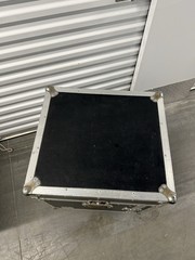 Road Ready Rack Mixer Top, 10u Rack Lower Equipment Case w/ Locking Casters