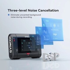 SYNCO G3 PRO 2.4G 3-Channel Wireless Microphone System for Camera Smartphone