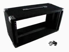 PROCRAFT 5U 9″ Deep Rack Case in Black Carpet Wrap – Top Handle w/ Rack Screws