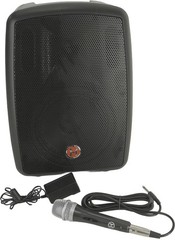 Harbinger RoadTrip 25 8″ Battery-Powered Portable Speaker With Bluetooth and Mic