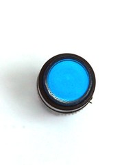 100pc Pilot light AD212 Blue Led Lamp φ12mm 12mm Soldering AC DC 12V Shinohawa