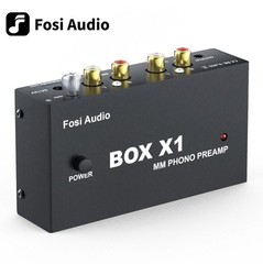 Fosi Audio Box X1 MM Phono Preamp for Turntable Hi-Fi Stereo Audio