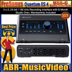 PreSonus Quantum ES 2 USB-C Audio Interface/ 1 Year Warranty