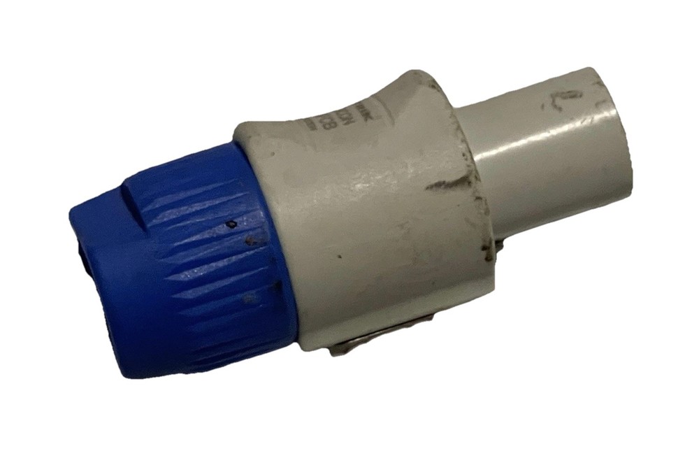 Neutrik NAC3FCB PowerCON 3-Pole Quick Lock Twist Lock Connector – Gray/Blue