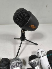 LOT OF 10 Various Brands & Models Microphone Used Working