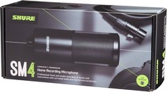 Shure SM4-K Rugged Wired Condenser Microphone for Home Studio Recording