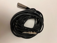 LiveWire (Live Wire) Shielded Balanced 20ft Patch Cable – 1/4″ to XLR