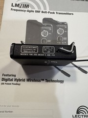 Lectrosonics LM Transmitter Block 25 w/Wire Clip, Manual Included