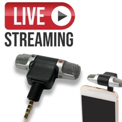 3.5mm Mini Microphone External TRRS Stereo Personal Smartphone Mobile Cell Phone