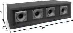 -Pro 4 Way DJ Speaker System, 300 Watt Power, 150 RMS, Four 3 Inch Horn