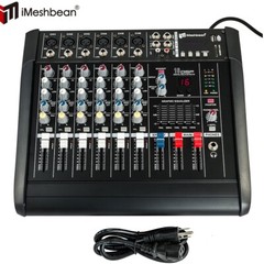 2000W 6 Channel Professional Powered Mixer power mixing Amplifier Amp 16DSP USB