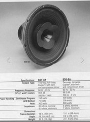 1 Of 24 Altec Lansing 950-8A Speaker Duplex 15″ Driver 8 Ohm 400 Watt Modern 604