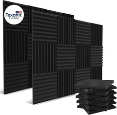 52 Pack Acoustic Panels 1 X 12 X 12 Inches – Acoustic Foam – High Density- Sound