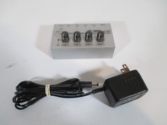 Behringer Micro Amp HA400 4 Channel Stereo Headphone Amplifier with Power Supply