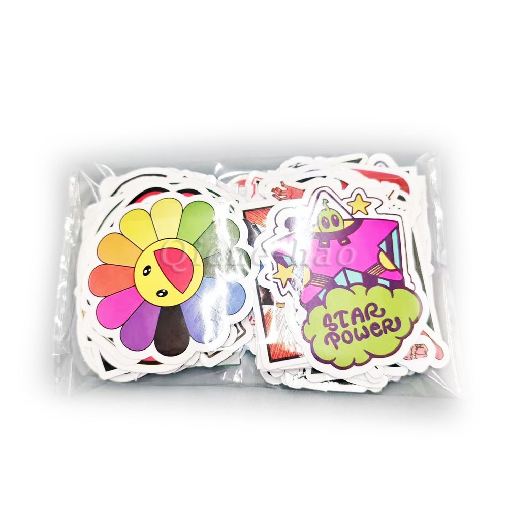 100PCS Skateboard Stickers Vinyl Laptop Luggage Decals Dope Sticker Lot Bomb US