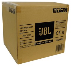 JBL AWC82-BK 8″ 200w Black Indoor/Outdoor 70V Surface Mount Commercial Speaker