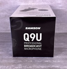 Samson Q9U XLR/USB Dynamic Professional Broadcast Microphone New In Box Sealed