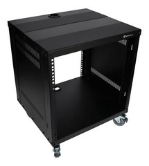 Rockville RR10U 10U Live Sound/Recording Studio Rack Case w/Wheels + Hardware