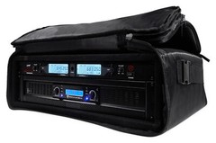 Rockville RRB35 3U Rack Bag Double-Sided Case with 16″ Depth + Shoulder Strap