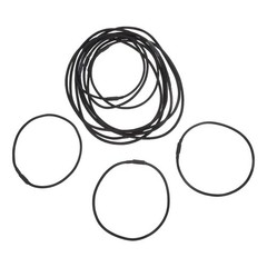 12Pcs Black Elastic Bands Replacement for Microphone Shock Mount High Absorption