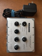 Aphex HeadPod 4 4-Channel High Output Headphone Amplifier 12VDC Power