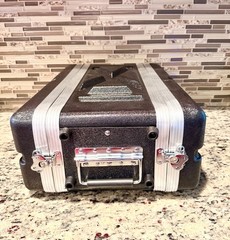 Lightweight 3 Space Compact ABS Rack Case – 3U PA DJ Shallow Rack Case