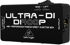 Behringer Ultra-DI DI400P 1-channel Passive Instrument Direct Box genuine New