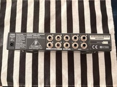 Behringer MiniAMP AMP800 4-Channel Stereo Headphone Amplifier, Silver
