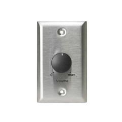 Lowell (10015LVC) 100W 1.5dB 70V/25V Mono Attenuator with 1-Gang Wall Plate