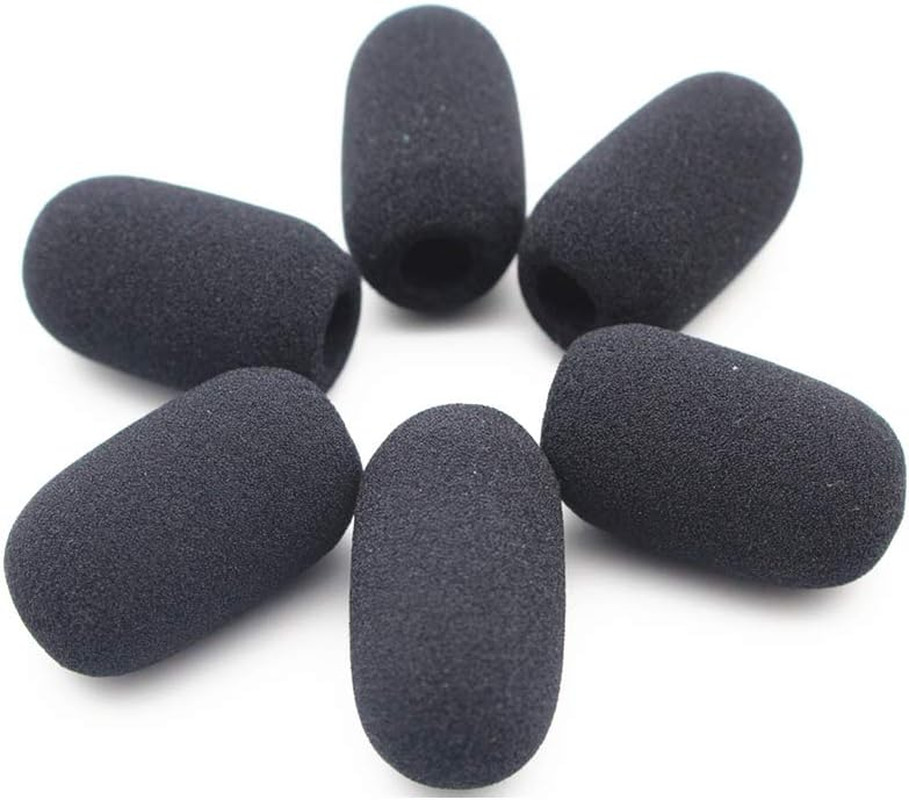 6 Pack Microphone Windscreens, Dense Mic Foam Covers Windshields for Lightspeed