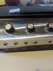 Vintage Lafayette Echo Verb II Spring Reverb Two Channel Mic & Instrument