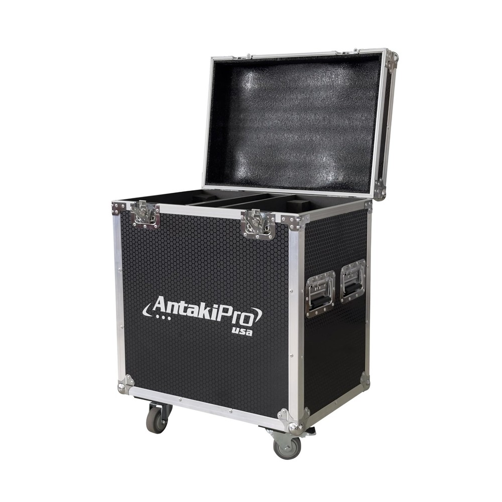ANTAKIPRO AP-350CASE PRO Road Case, Holds 2 Moving Head Lights Spacious Interior