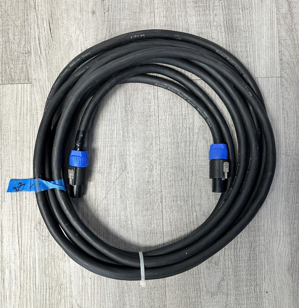 Speakon to Speakon Speaker Cable 12AWG 20ft.