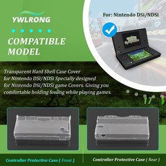 Transparent Hard Shell Case Cover for Nintendo DSi/NDSi Protective Hard Clear…