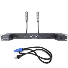 Dual 16Inch LED Gooseneck Rack Lights with Adjustable Brightness Control