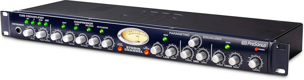 PreSonus Studio Channel Strip w/ Vacuum Tube Preamplifier, VCA, and 3-Band EQ